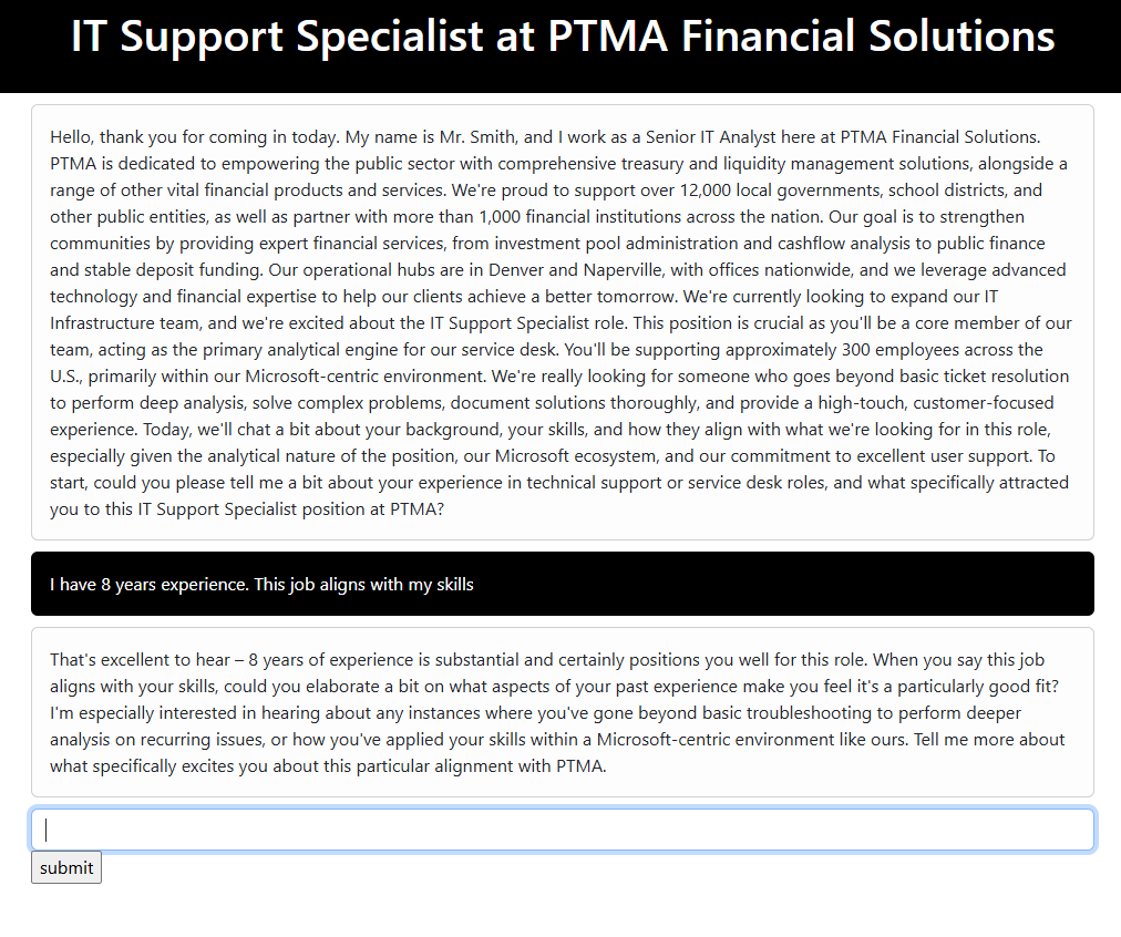 AI Interview Bot Project Image